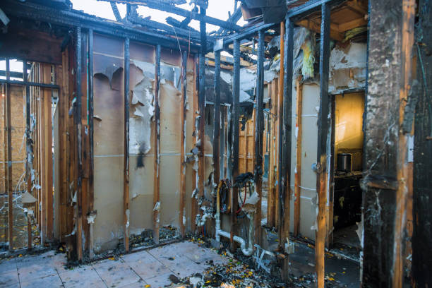 Professional Fire Damage Restoration technician working in Jenkintown, PA